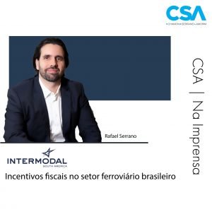 O advogado tributarista Rafael Serrano, sócio do CSA Advogados, falou com a Intermodal Digital sobre as medidas fiscais que auxiliam o segmento ferroviário nacional.